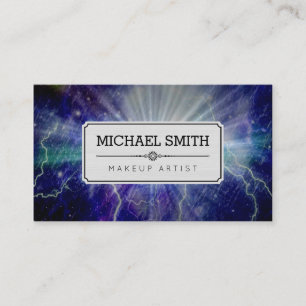 Makeup Artist Modern Galaxy #24 Business Card
