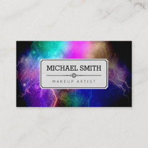 Makeup Artist Modern Galaxy #29 Business Card