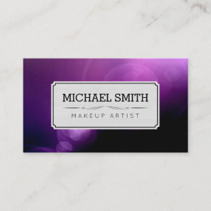 Makeup Artist Modern Galaxy #3 Business Card