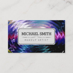 Makeup Artist Modern Galaxy #5 Business Card