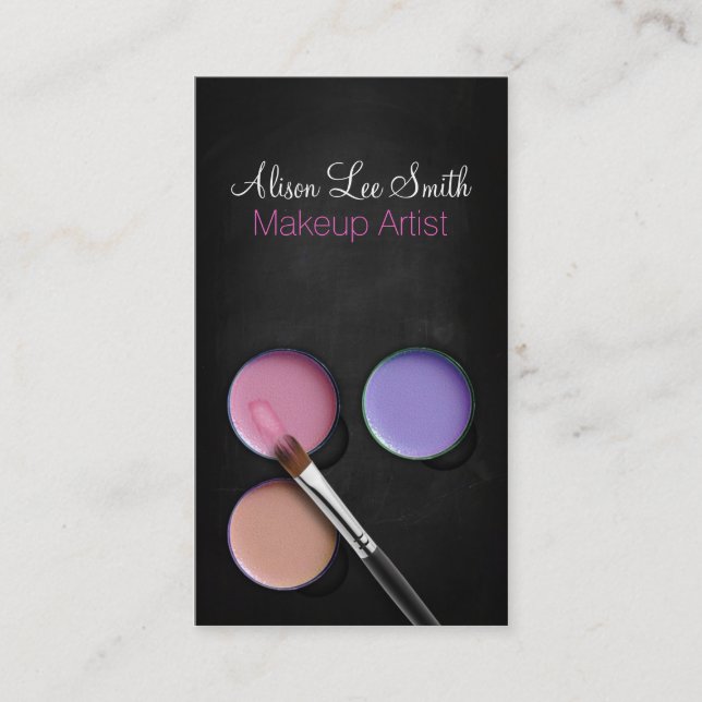Makeup Artist / Palette Business Card (Front)