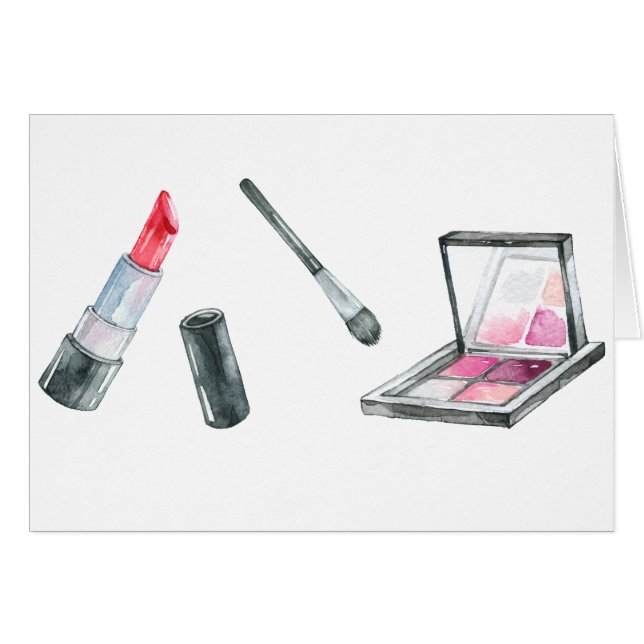 Makeup Artist Personalised Custom Art (Front Horizontal)