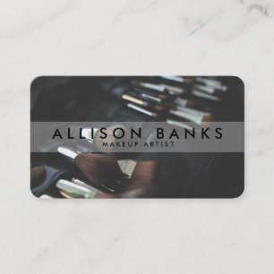 Makeup Artist Photo Business Card