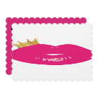 Makeup Artist Pink Lips Queen Crown Beauty Salon