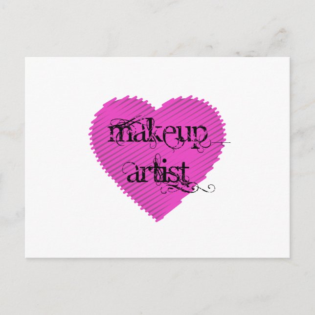 Makeup Artist Postcard (Front)