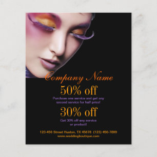 Makeup Artist Promotional Flyer