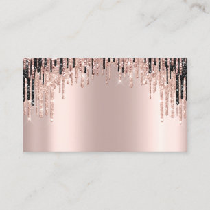 Makeup Artist Rose Spark Lips Wax Appointment Logo Card