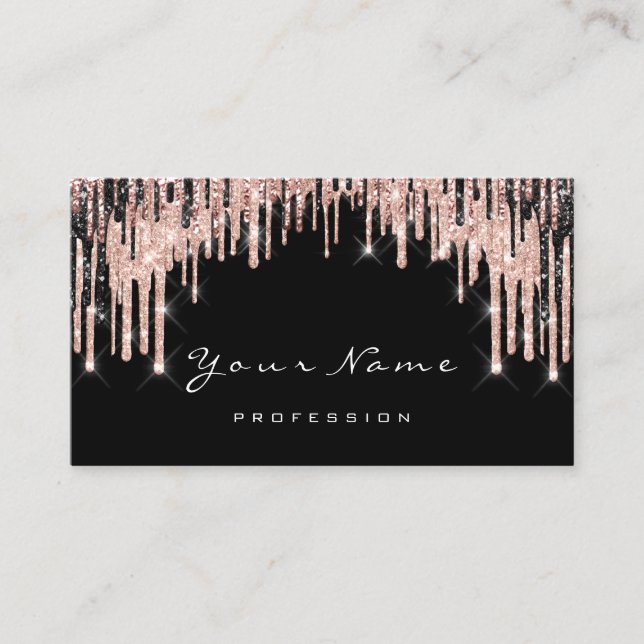 Makeup Artist Rose White VIP Wax Appointment Card (Front)