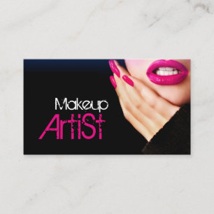 Makeup Artist Salon Business Card
