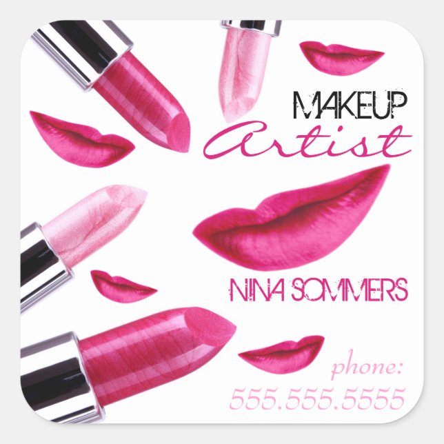 Makeup Artist Sticker (Front)