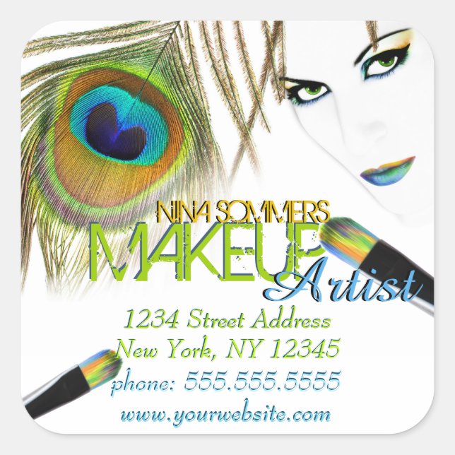 Makeup Artist Stickers (Front)