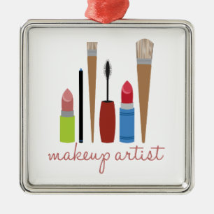 Makeup Artist Tools Metal Tree Decoration