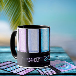 Makeup Artist Violet Blue Eyeshadow Mug