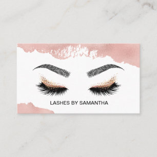 Makeup artist Wink Eye Beauty Salon Lash Extension Business Card