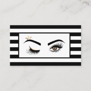 Makeup artist Wink Eye Beauty Salon Lash Extension Business Card