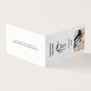 Makeup Artist Womens Beauty Business Card