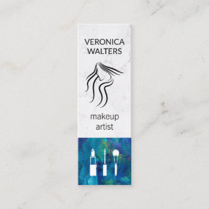 Makeup Artist   Womens Beauty   Makeup Tools Mini Business Card
