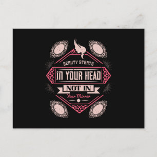 Makeup - Beauty Starts In Your Head Postcard