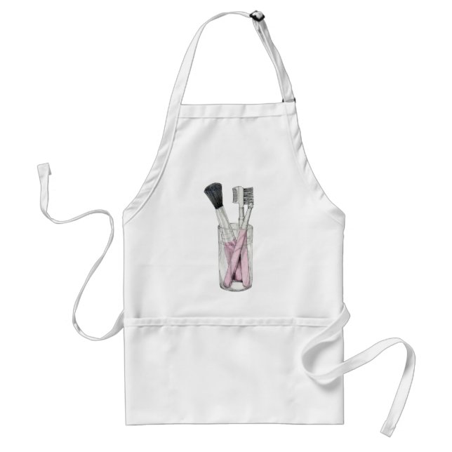 Makeup Brushes Apron (Front)
