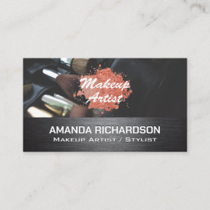 Makeup Brushes Beauty Business Card