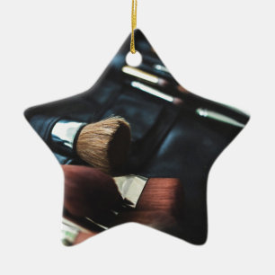 Makeup Brushes - Beauty Print Ceramic Tree Decoration