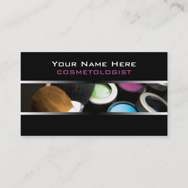 MakeUp Business Cards (Front)