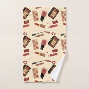 Makeup Cosmetics Beauty Pattern Cosmetology Hand Towel