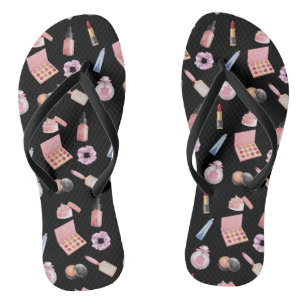 Makeup Cosmetics Beauty Pattern Cosmetology Jandals