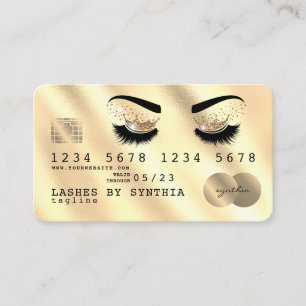 Makeup Credit Card lash queen