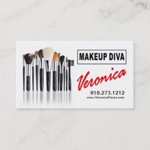 Makeup Diva for Makeup Artists Business Card