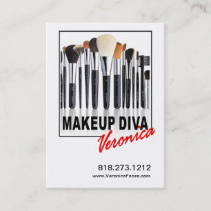 Makeup Diva for Makeup Artists Business Card