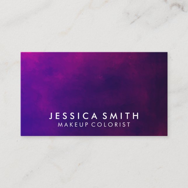 Makeup Exquisite Hues Business Card (Front)