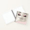 Makeup Eye Lash Brow Tufted Pearls Notebook