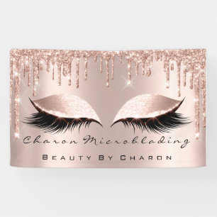 Makeup Eyebrows Lashes Browns  Rose Spark Rose Banner