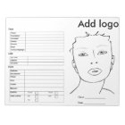 Makeup Face Chart