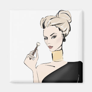 Makeup girl magnet