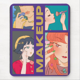 MAKEUP GIRLS MOUSE PAD