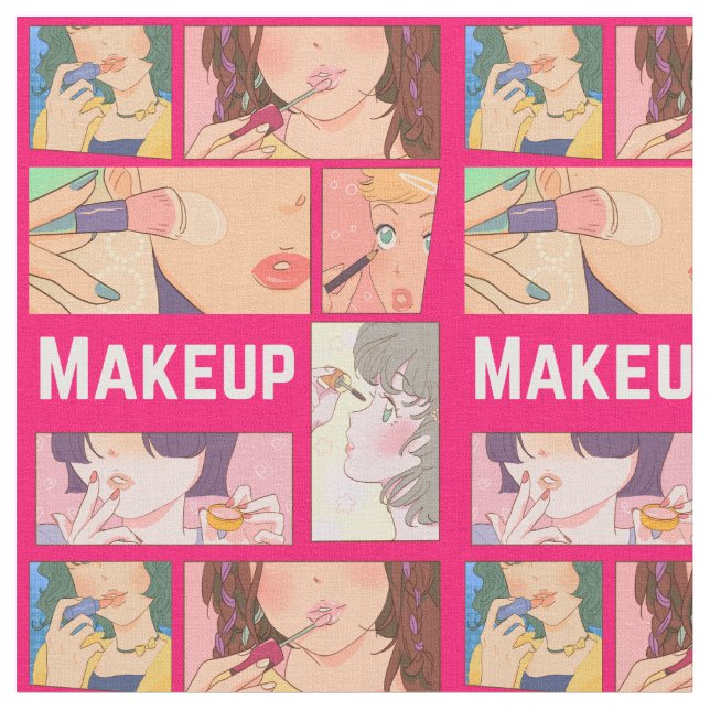 MAKEUP GIRLS PINK FABRIC (Close Up)