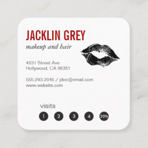 Makeup & Hair Loyalty Card