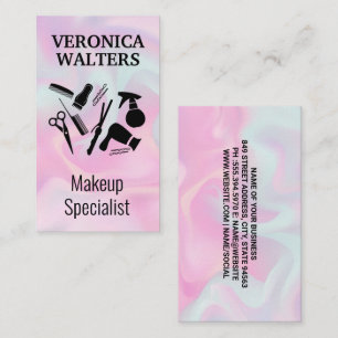 Makeup Hair Specialist Tools Business Card