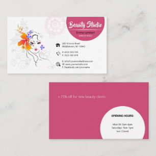 Makeup Healthcare Business Card