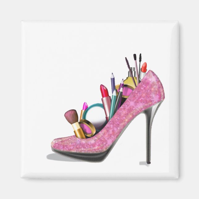 Makeup High Heels Stillettos Magnet (Front)