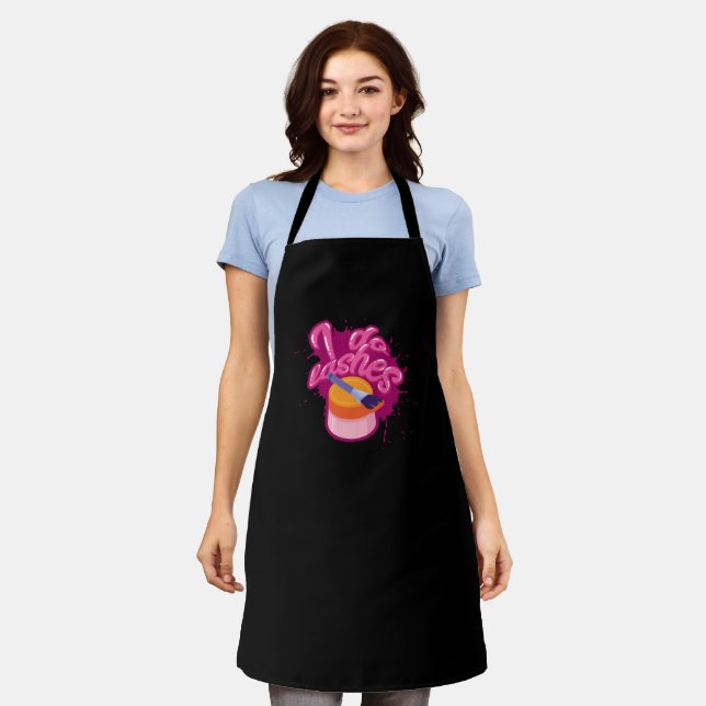 Makeup - I Do Lashes - For Beauticians Apron (Worn)