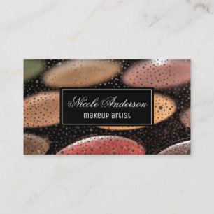 Makeup Kit Glitter Specks Business Card