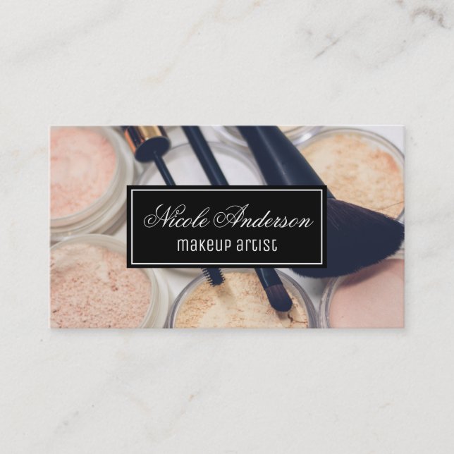 Makeup Kit | Makeup Artist Business Card (Front)