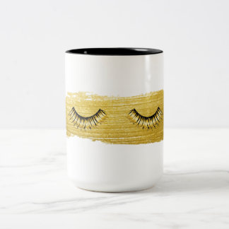 Makeup Lashes Beauty White Coffee Mug