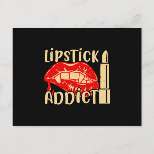 Makeup - Lipstick Addict Postcard