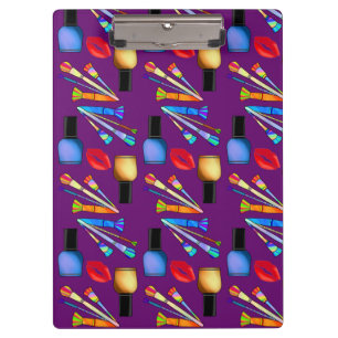 Makeup Lipstick Nail Polish Fun Unique Pretty Clipboard