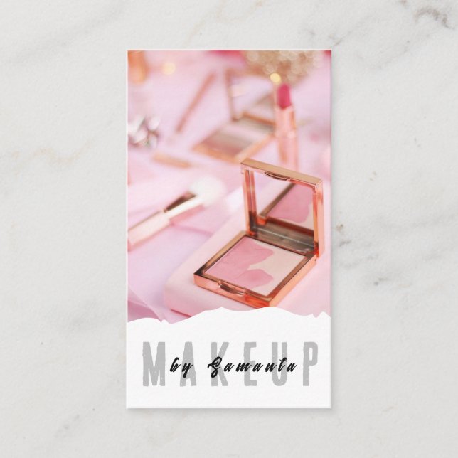 Makeup PMU Microblading Henna Salon Business Card (Front)