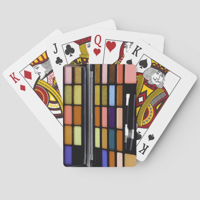 Makeup Set Trendy Colourful Palette Playing Cards (Back)